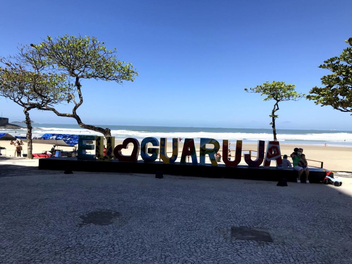 Apartamento Pitangueiras, Frente Ao Mar Com Servico De Praia Guarujá Exterior foto