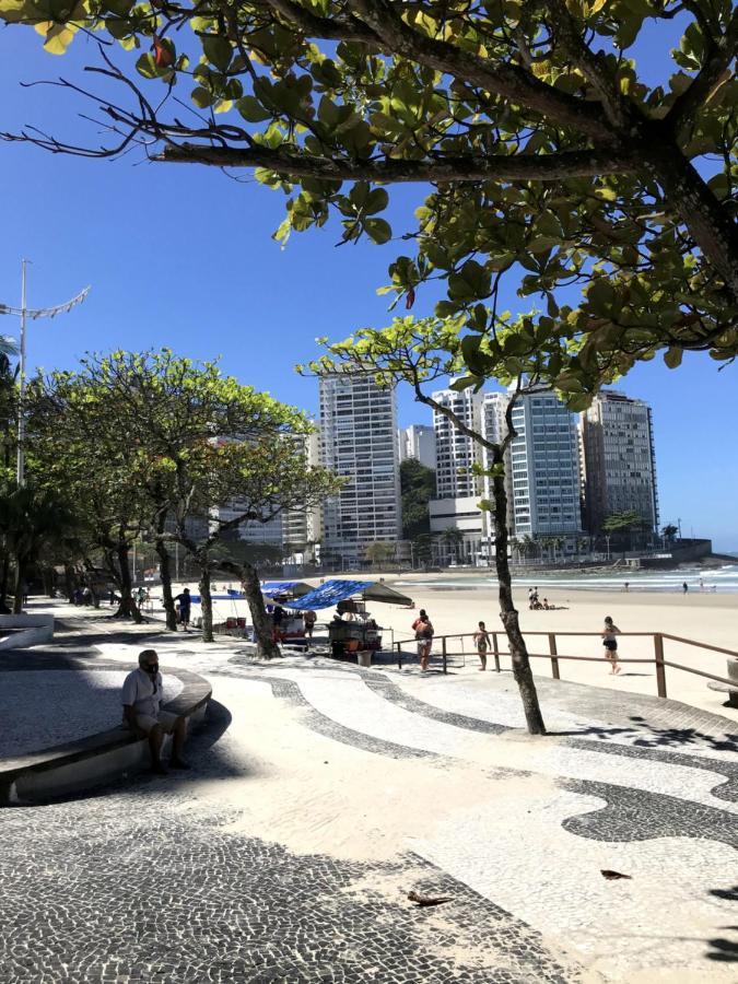 Apartamento Pitangueiras, Frente Ao Mar Com Servico De Praia Guarujá Exterior foto